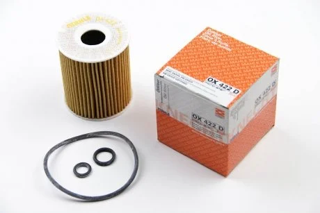 Фільтр масляний двигуна VAG 1.2 TDI 10- (вир-во KNECHT-MAHLE) MAHLE / KNECHT OX422D