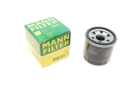 Фильтр масляный двигателя (пр-во) MANN MW64/1