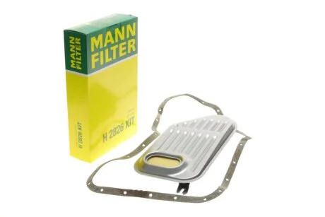 Фильтр масляный АКПП VW PASSAT 96-05, AUDI A4, A6 95-06 с прокладкой (пр-во) MANN H2826KIT