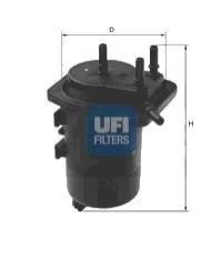 Паливний фільтр UFI 24.014.00