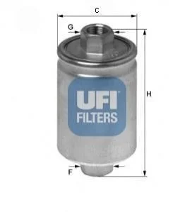 Паливний фільтр UFI 31.741.00