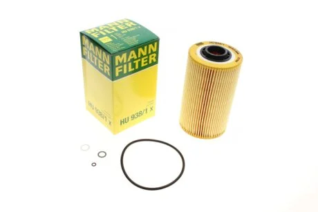 Фильтр масляный двигателя (пр-во) MANN HU938/1X