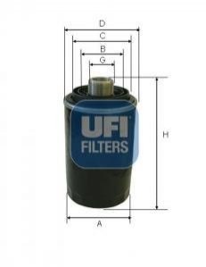 Масляный фильтр UFI 23.597.00