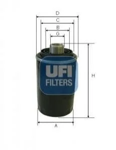 Фільтр масляний UFI 23.597.00