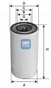 Фільтр масла UFI 23.475.00 (фото 1)