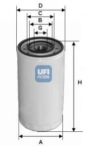 Фільтр масла UFI 23.475.00