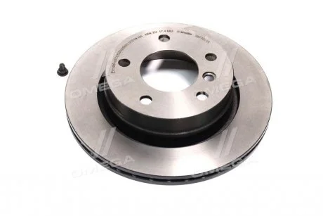 Диск тормозной BMW 3 задн., вент. (пр-во) BREMBO 09.7727.11