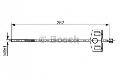 Гальмівний трос BOSCH 1987482337