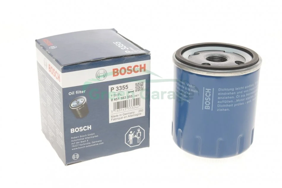 Фильтр масляный двигателя CITROEN, PEUGEOT (пр-во Bosch) BOSCH 0 451 103 355 (фото 1)