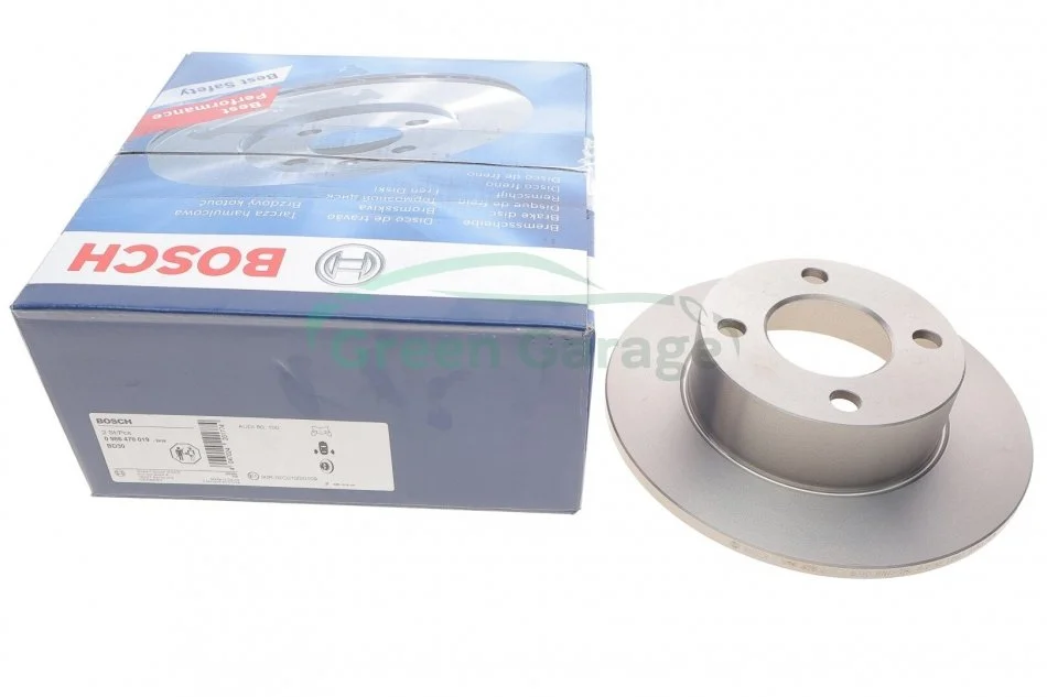 Диск тормозной AUDI 100 задн. (пр-во Bosch) BOSCH 0986478019 (фото 1)
