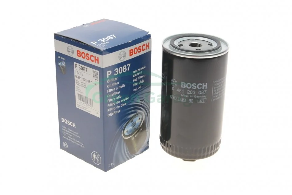Фильтр масляный двигателя VW TRANSPORTER (пр-во Bosch) BOSCH 0 451 203 087 (фото 1)