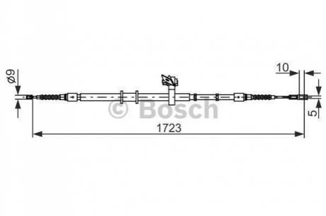 Гальмівний трос BOSCH 1987482269