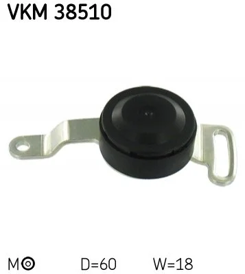 Ролик натягувача SKF VKM 38510 (фото 1)