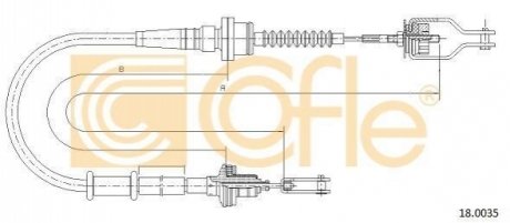 Трос зчеплення COFLE 18.0035