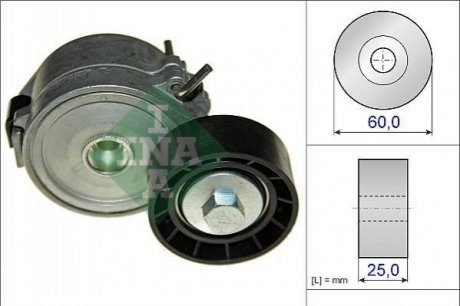 Натягувач ременя генератора, 1.6 16V INA 534 0447 10