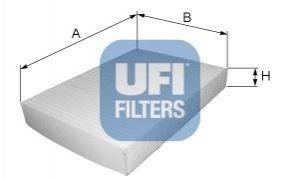 Фiльтр салону UFI 53.087.00