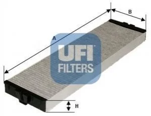 Фiльтр салону UFI 54.151.00