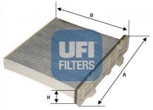 Фiльтр салону UFI 54.147.00