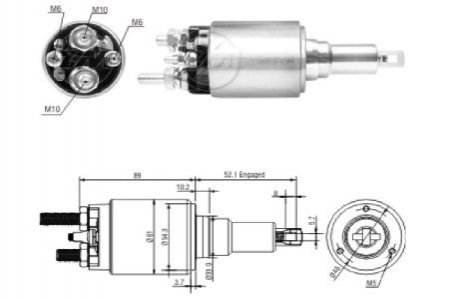 Втягуюче реле ZM ZM3639