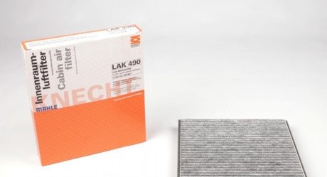 Фiльтр салону MAHLE / KNECHT LAK490