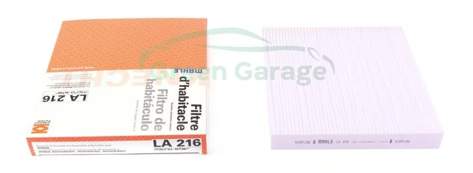 Фільтр салону ACURA MDX, RDX, RL, TL, TLX, TSX HONDA ACCORD IX, ACCORD V, ACCORD VII, ACCORD VIII, CIVIC IX, CIVIC VIII, CIVIC X, CROSSTOUR I, CR-V III, CR-V IV, CR-V V 1.3H-3.7 03.93- MAHLE / KNECHT LA216 (фото 1)