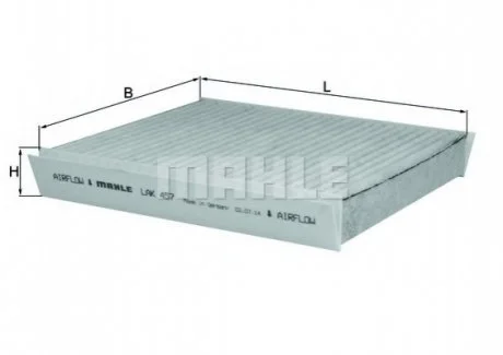Фiльтр салону MAHLE / KNECHT LAK457