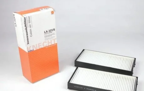 Фільтр салону BMW X5 (E70), X5 (F15, F85), X6 (E71, E72), X6 (F16, F86) 2.0-4.8 10.06-07.19 MAHLE / KNECHT LA221/S
