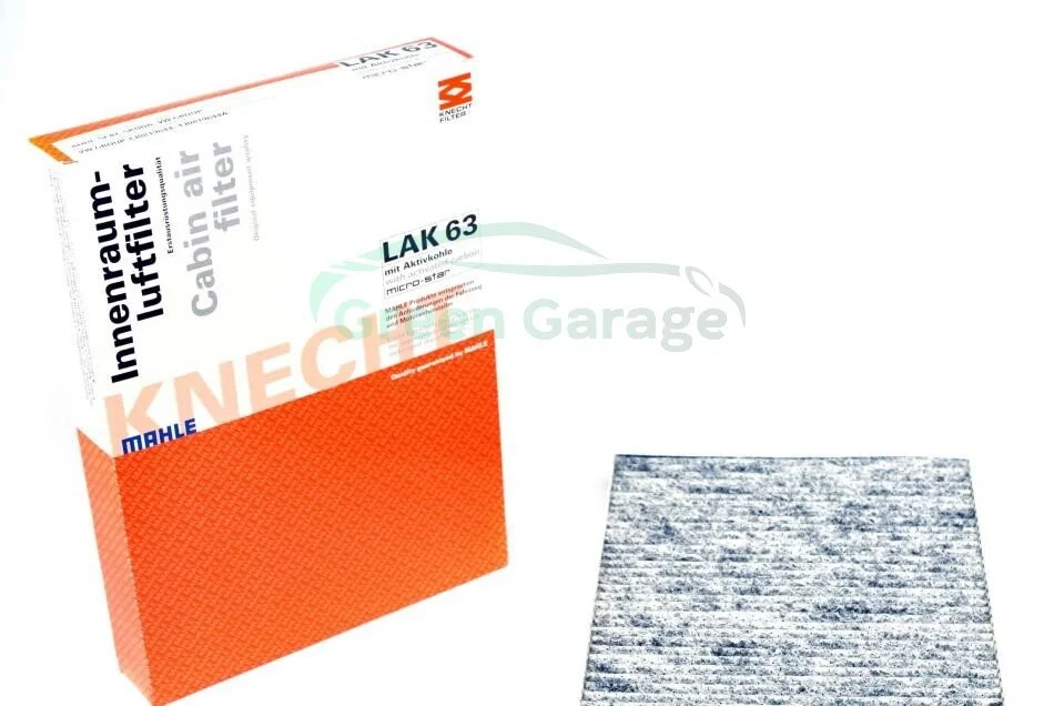 Фильтр салона VW, SEAT угольный (пр-во Knecht-Mahle) MAHLE / KNECHT LAK63 (фото 1)