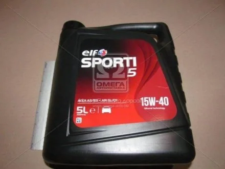 Масло моторн. SPORTI 5 15W-40 (Канистра 5л) ELF 214300