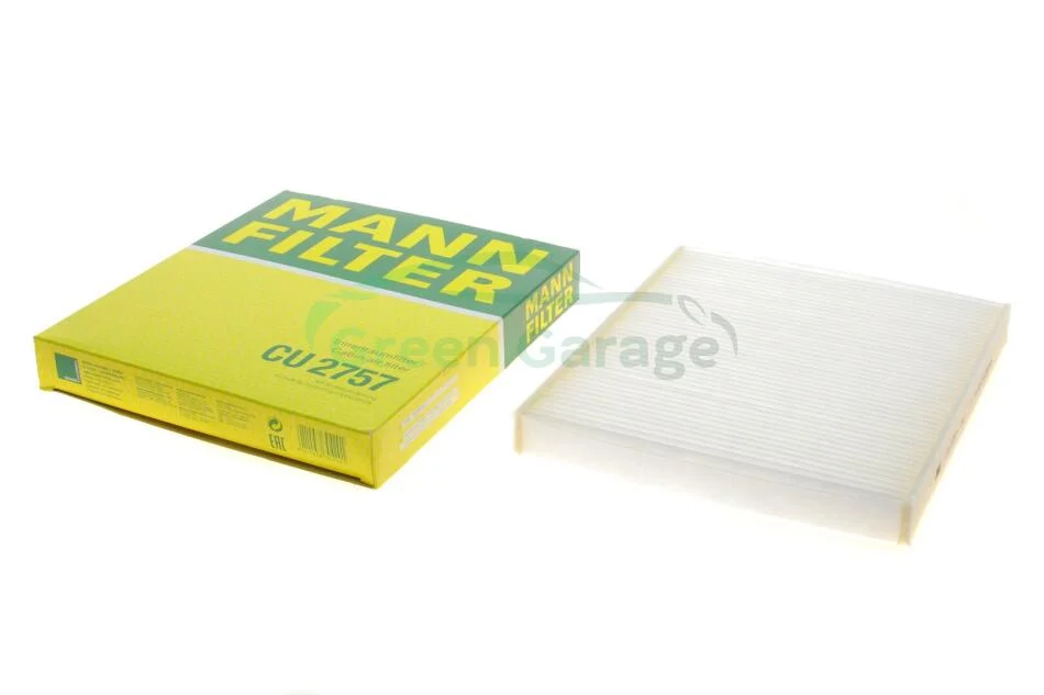 Фільтр салону CHEVROLET ZAFIRA OPEL ASTRA G, ASTRA G CLASSIC, ASTRA G/KOMBI, ZAFIRA A, ZAFIRA B, ZAFIRA B/MINIVAN 1.2-2.2D 02.98-04.15 MANN CU2757 (фото 1)
