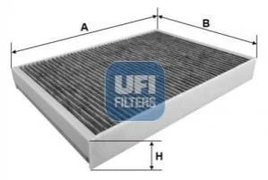 Фільтр салону вугільний UFI 54.293.00