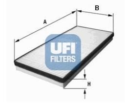 Фiльтр салону UFI 53.103.00