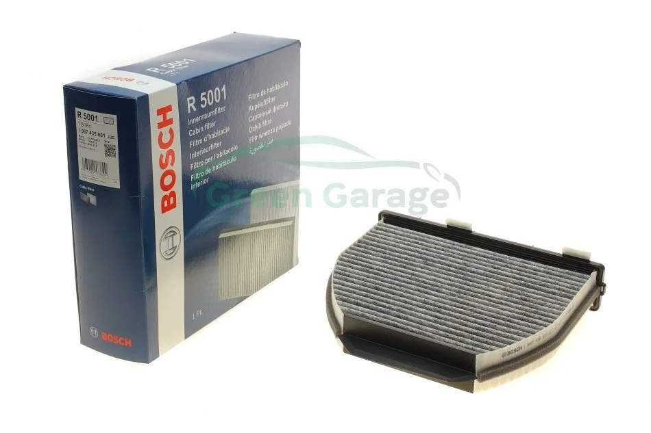 Фильтр салона MB C-KLASSE(W204) 07-, E-KLASSE (W/S212) 09- угольный (пр-во) BOSCH 1 987 435 001 (фото 1)