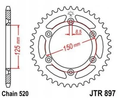 Зірка MOTO JT MOTO 11546450