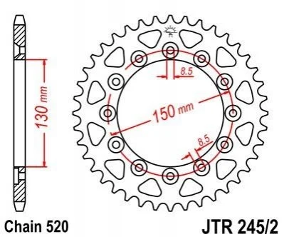Зірка MOTO JT MOTO 11146350 (фото 1)