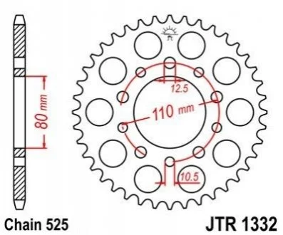 Зірка MOTO JT MOTO 11155244
