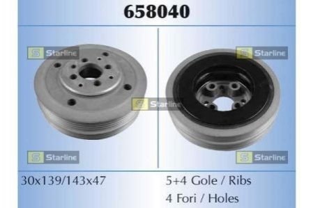 Шків ременя STARLINE RS 658040