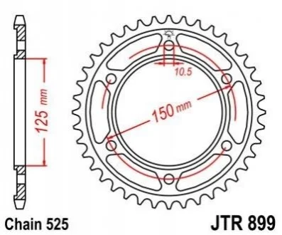 Зірка MOTO JT MOTO 11556445
