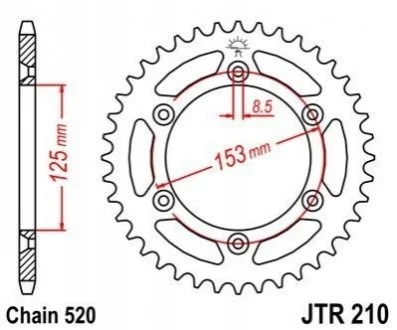 Зірка MOTO JT MOTO 11146245