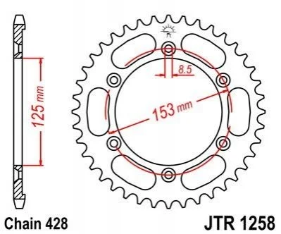 Зірка MOTO JT MOTO 11136554 (фото 1)