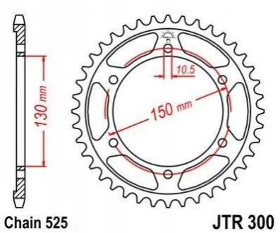 Зірка MOTO JT MOTO 11156647