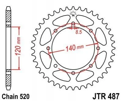 Зірка MOTO JT MOTO 11448244 (фото 1)