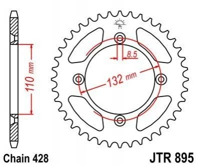 Зірка MOTO JT MOTO 11534349 (фото 1)