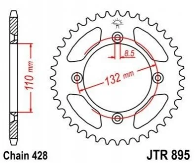Зірка MOTO JT MOTO 11534349