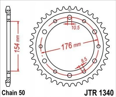 Зірка MOTO JT MOTO 11167343 (фото 1)
