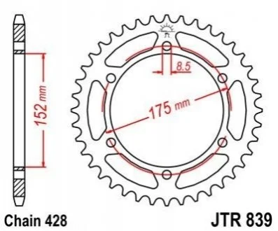 Зірка MOTO JT MOTO 11237353
