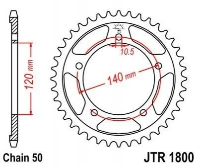 Зірка MOTO JT MOTO 11365244 (фото 1)