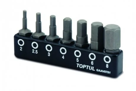 Комплект біт 1/4 TOPTUL GAAV0701