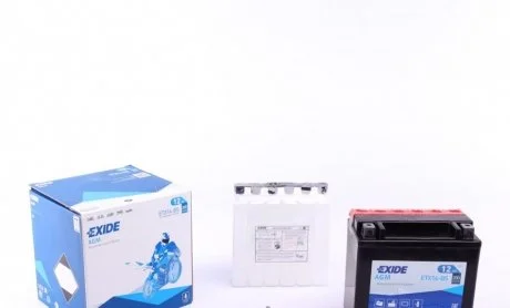 Батарея акумуляторна Exide AGM 12В 12Аг 200А(EN) L+ EXIDE ETX14BS