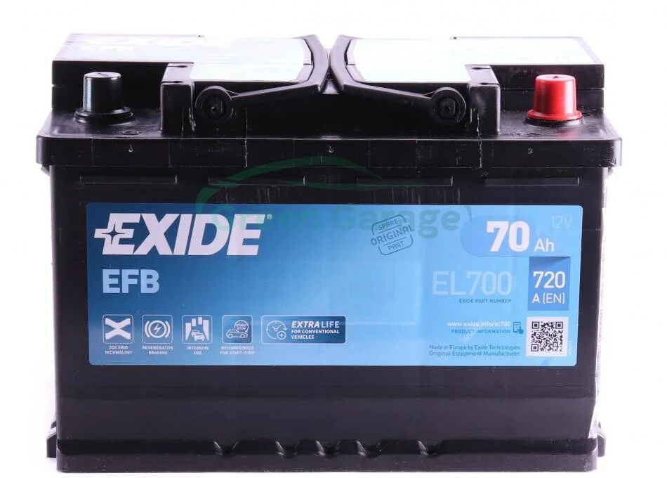 Акумулятор EXIDE EL700 (фото 1)